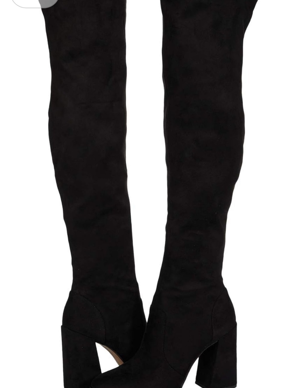 Jessica Simpson Black Over-the-Knee Block Heel Boots